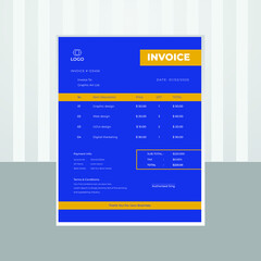 Invoice Design, Invoice Design Template, Business Invoice, Business Invoice Template, Invoice 