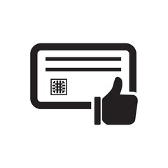 Approved credit card icon 