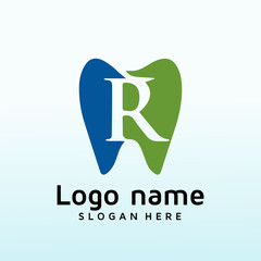 Design our growing dental clinics brand logo letter R