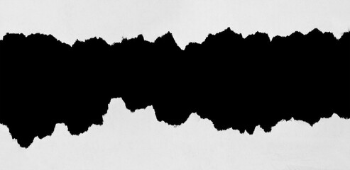 Fototapeta premium Gap in ripped paper