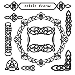 celtic symbols, frames and ornament