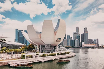  SINGAPORE, SINGAPORE - MARCH 2019: Singapore Skyline. Singapore`s business district. © Melinda Nagy