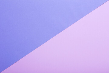 Obraz premium two sheets of colored paper diagonally