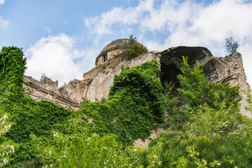 Ghost town of San Pietro Infine with his ruins, Caserta, Campania, Italy. The town was the site of...