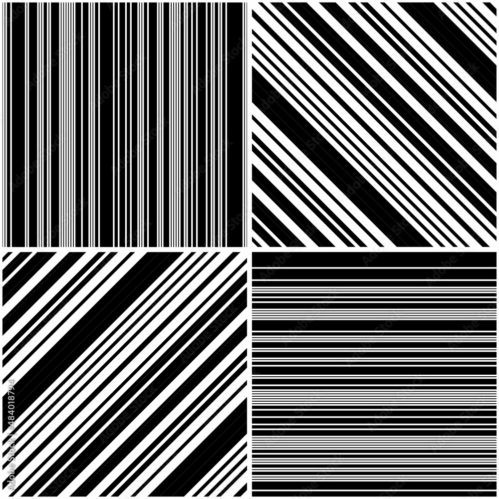 Poster 4 different vector patterns in the same package(eps). one pattern is paid and 3 are free (white divi