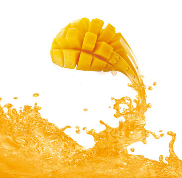 fruit, mangue  , aliment, jus, isol&eacute;, sain,  frais, gicl&eacute; , sucr&eacute;, eau, blanc, r&eacute;gime, nature, juteuse, organique, fra&icirc;cheur, objet, sant&eacute;, clapoter, agriculture, d&eacute;licieux, liquide
