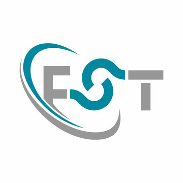 Letter FST Circle Creative Logo Design