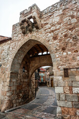 Streets and houses of the town of Ayllón Spain
