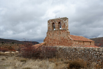 Hermitage of Santa María de Tiermes is a Romanesque Catholic temple located next to the...