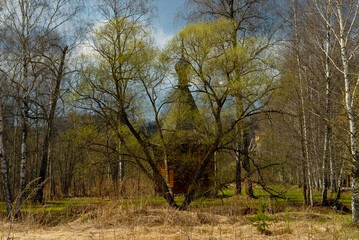 Old building in the Russian town