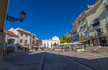 Place Barão da Batalha à Abrantes, Ribatejo, Portugal
