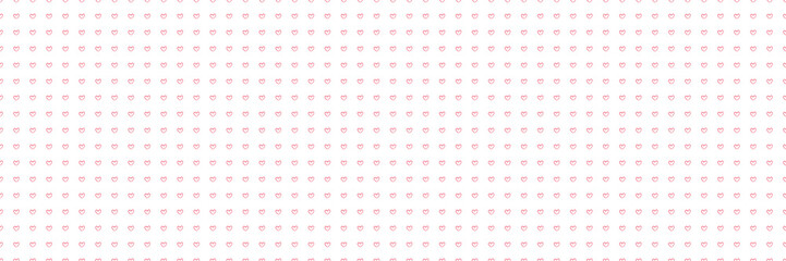 Hand drawn holiday background with hearts. Seamless pattern. Valentine's day. Print for polygraphy, banners and textiles