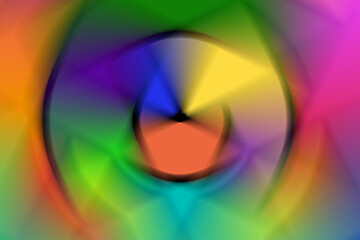 kolorowe abstrakcyjne tło © meegi