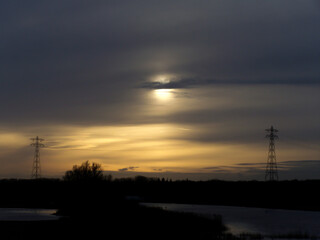 Fototapeta premium Sun Cloudy Port Nature City Sunny Sky