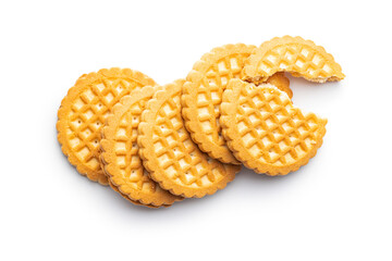 Butter biscuits. Sweet cookies