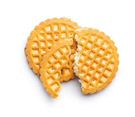 Butter biscuits. Sweet cookies