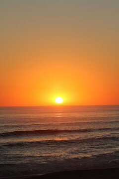 Sunset over Henties Bay, Namibia © Kim