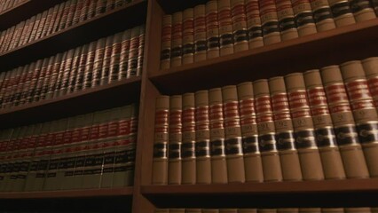 Law Library Books Dolly Move Background 01