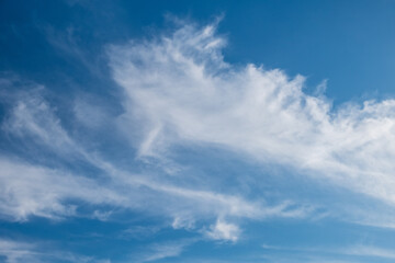 blue sky with clouds