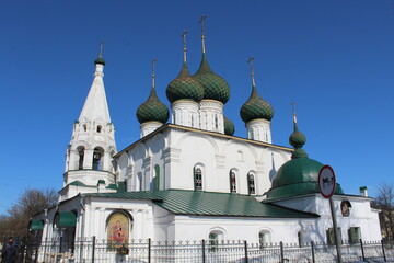 Historic monument Orthodox Church of Yaroslavl city - The Golden Ring travel itinerary Russia