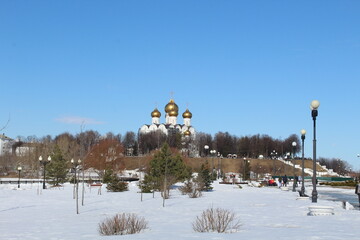 Historic monument Orthodox Church of Yaroslavl city - The Golden Ring travel itinerary Russia