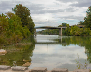 bridge over the river