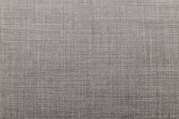Dark gray linen fabric texture close up