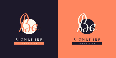 BC Initial Logo Design with Handwriting Style. BC Signature Logo or Symbol for Wedding, Fashion, Jewelry, Boutique, Botanical, Floral and Business Identity