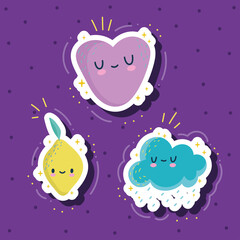 stickers kid illustrations