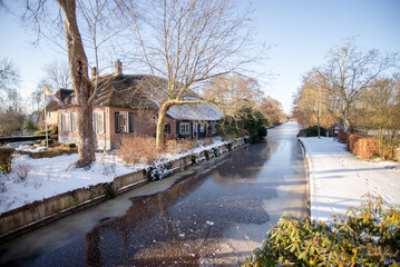 Giethoorn in winter