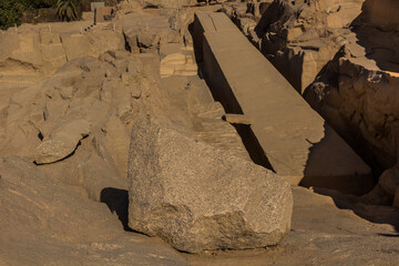 Unfinished obelisk in Aswan, Egypt