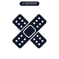 plaster icon symbol template for graphic and web design collection logo vector illustration