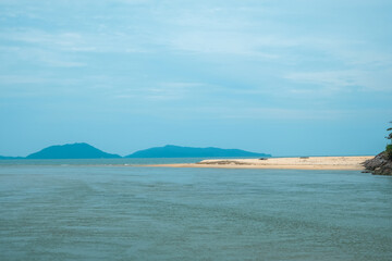 Beautiful beach scenery which is located in Bukit Keluang, Besut, Terengganu, Malaysia.