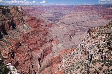 The altitude of an observation point at the top of the rim of the Grand Canyon National Park