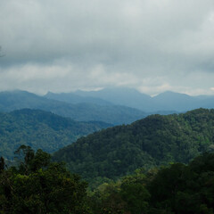 Beautiful tropical mountain view which is located in Fraser's Hill, Pahang, Malaysia