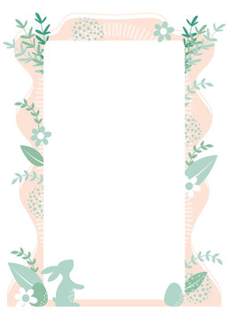 Ostern Vorlage f&uuml;r Einladung, Osterkarte,  Hintergrund, Men&uuml;, Brosch&uuml;re, Deckblatt