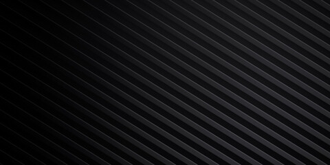 Abstract Dark Black metal striped background