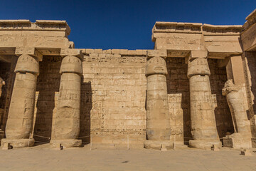Medinet Habu (Mortuary temple of Ramesses III) at the Theban Necropolis, Egypt