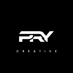 PRY Letter Initial Logo Design Template Vector Illustration