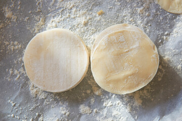 Making of the chinese dumpling