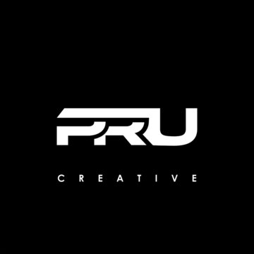 PRU Letter Initial Logo Design Template Vector Illustration