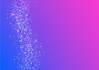 Holographic Glare. Falling Glitter. Luxury Art. Party Prismatic Serpentine. Retro Banner. Violet Laser Texture. Bright Foil. Transparent Sparkles. Blue Holographic Glare