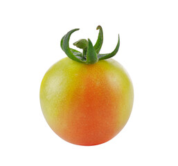 cherry tomatoes isolated on white background full depth of field