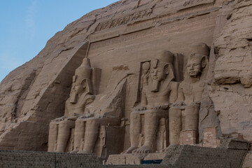 Great Temple of Ramesses II  in Abu Simbel, Egypt