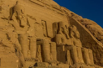 Foto op Plexiglas Great Temple of Ramesses II  in Abu Simbel, Egypt. © Matyas Rehak