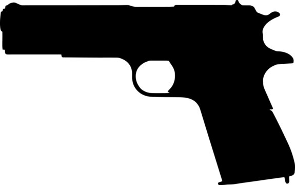 handgun EPS, handgun Silhouette, handgun Vector, handgun Cut File, handgun Vector