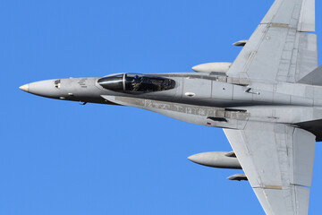 Fototapeta na wymiar Modern jet fighter.