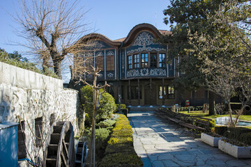 Naklejka premium The old town in city of Plovdiv, Bulgaria