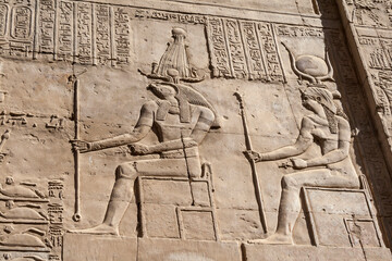 Doppeltempel von Kom Ombo, Detail, Ägypten