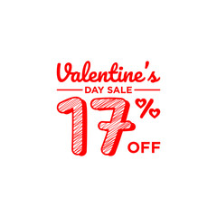 Valentine Day Sale 17% Off